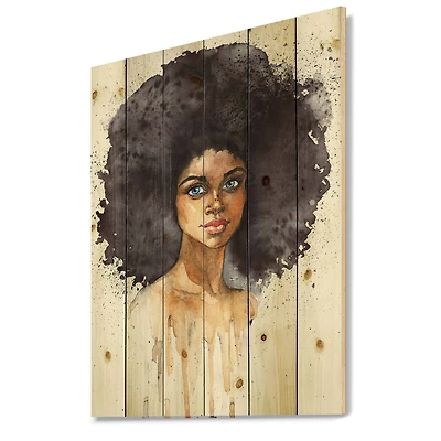 Designart - Portrait of African American Woman X
