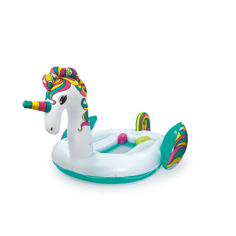 Bestway 19.4ft. Wide Giant Unicorn Party Island