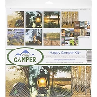 Reminisce Collection Kit 12"X12"-Happy Camper