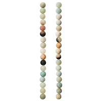 12 Pack: Matte Amazonite Round Beads, 8mm by Bead Landing™