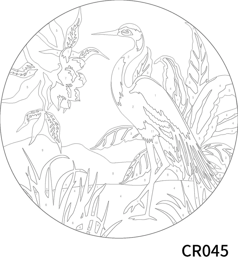 8" Paint-by-Number Plywood Surface Kit by Artist's Loft®