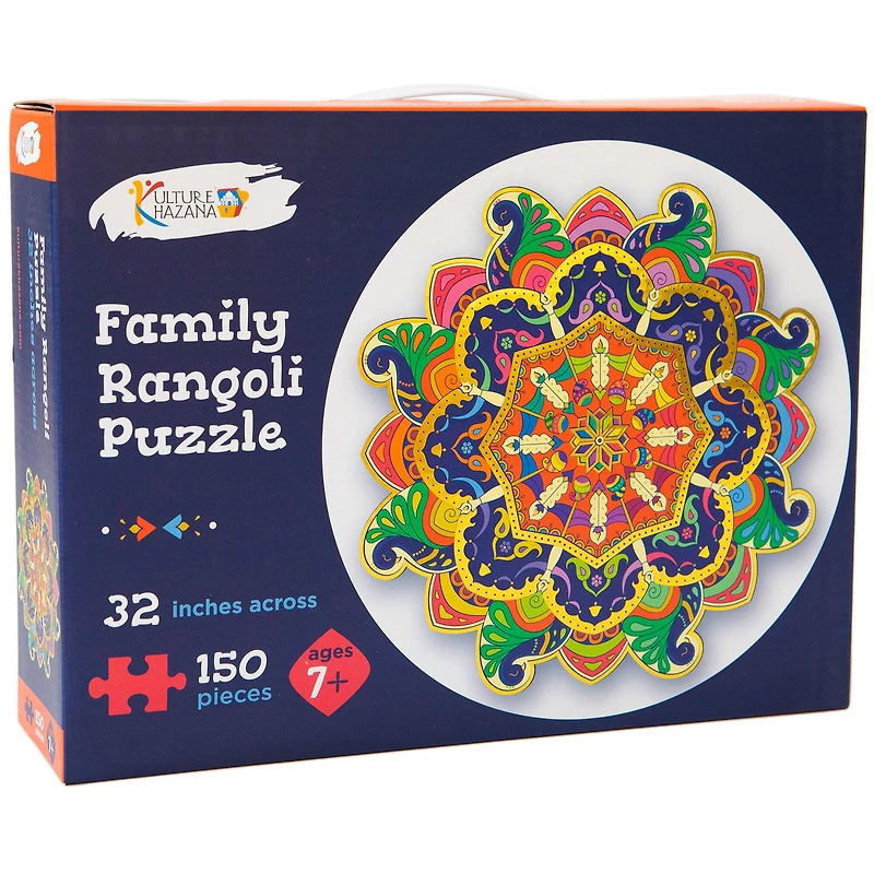 Kulture Khazana Family Rangoli Diwali 150 Piece Puzzle