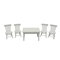 Miniature White Dining Table Set by Make Market®