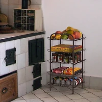 NEX™ 31" Bronze Freestanding 5-Tier Water Bottle Organizer