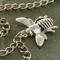 Charmalong™ Antique Silver Plated Bee Charm by Bead Landing™