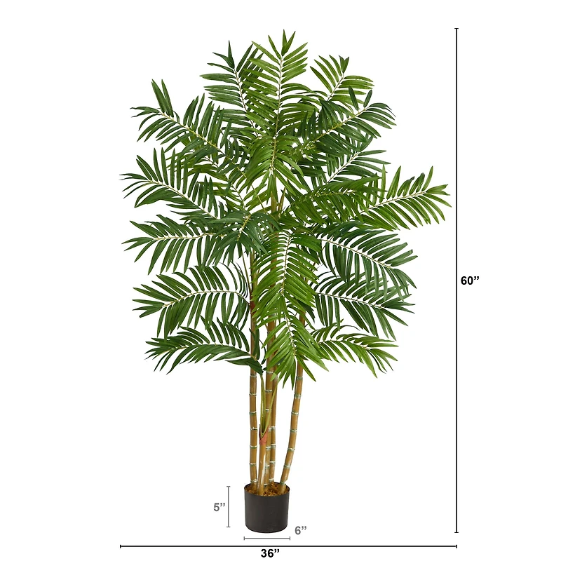 5ft. Potted Areca Palm Artificial Tree