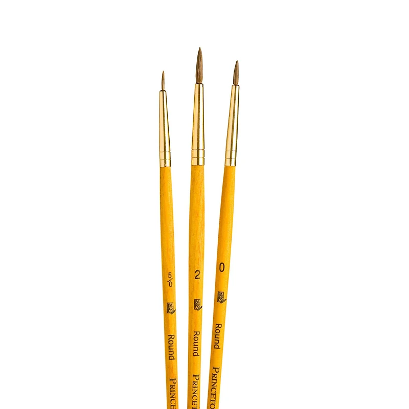Princeton™ RealValue™ Sable Round 3 Piece Brush Set