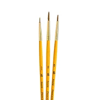 Princeton™ RealValue™ Sable Round 3 Piece Brush Set