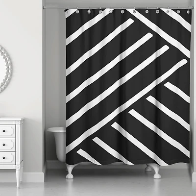 Herringbone Shower Curtain