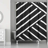 Herringbone Shower Curtain