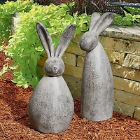 Design Toscano Big Burly Bunnies Rabbit Statue Set