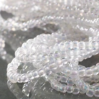 12 Pack: Clear Glass Seed Beads, 6/0 by Bead Landing™