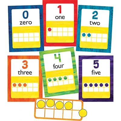 Carson Dellosa Education® World of Eric Carle™ Numbers 0-20 Bulletin Board Set