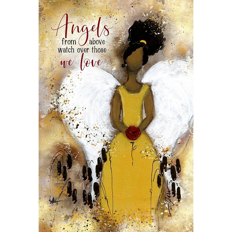 Angels From Above Whispers of the Heart Plaque with Easel