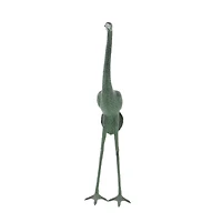 Green Aluminum Coastal Garden Bird Sculpture Set