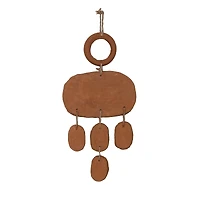 Hello Honey® 20" Handmade Natural Terra Cotta Wall Hanging with Jute Hanger