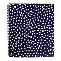 Steel Mill & Co.® Navy & White Dots Large Notebook