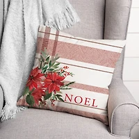 Noel Plaid 18" x 18" Indoor / Outdoor Pillow