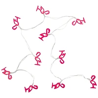 10ct. LED Pink Flamingo Fairy Lights Set