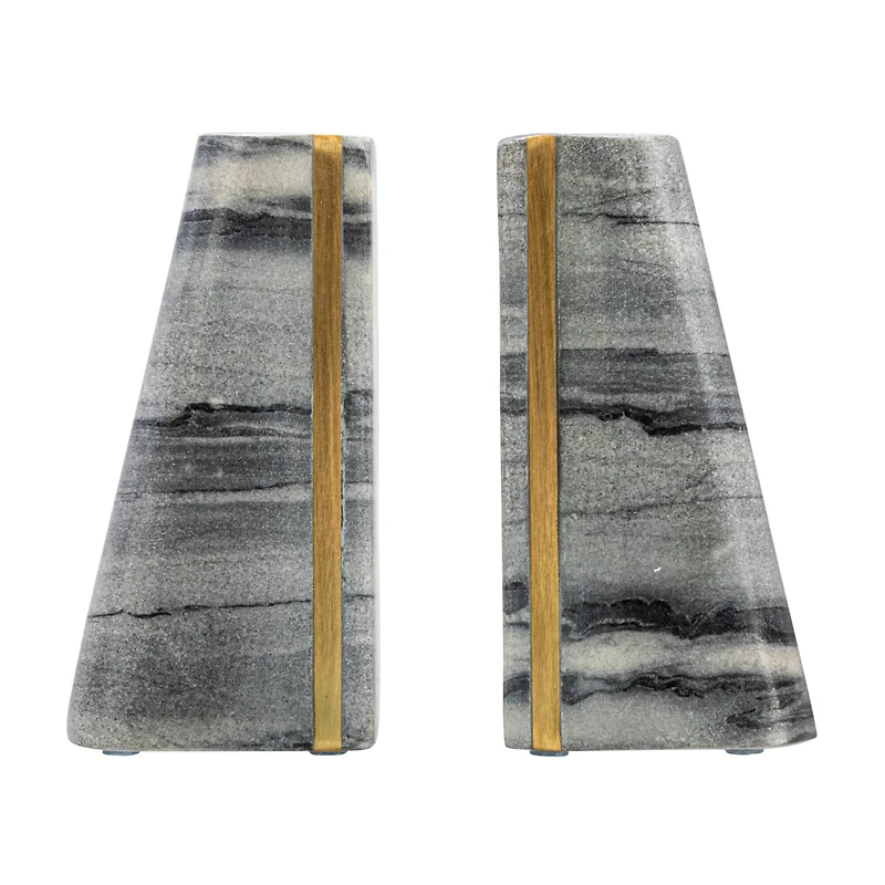 Hello Honey® 6" Modern Marble Bookend Set