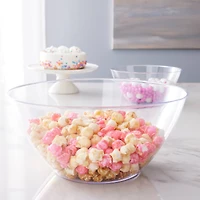 6 Pack: 5qt. Clear Plastic Serving Bowl by Celebrate It™