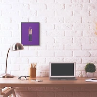 Stupell Industries Janis Joplin Fashion Design Wall Accent with Black Frame