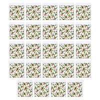 Christmas Holly Zipper Treat Bags, 24ct. by Makery™