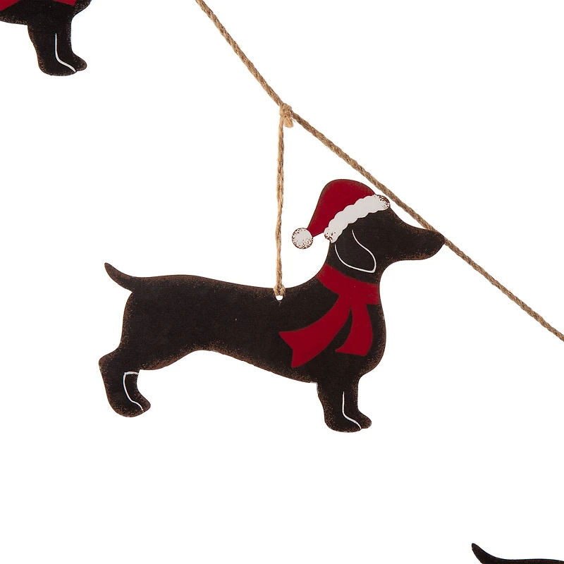 Glitzhome® 6ft. Christmas Dog Garland, 2ct.