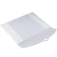 JAM Paper Clear Frosted 6.5" x 9.5" Plastic Portfolio