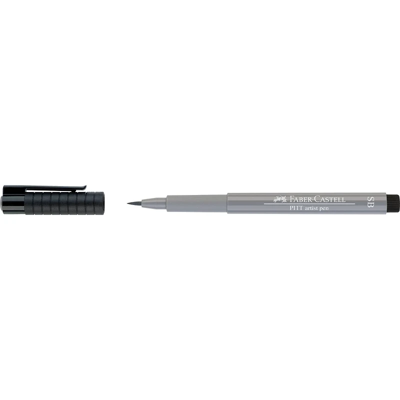 10 Pack: Faber-Castell® PITT® Cold Gray Soft Brush Artist Pen