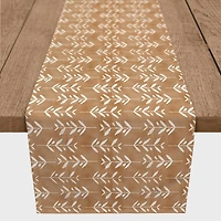 Leaves on Copper Outdoor Table Runner