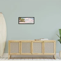 Stupell Industries Clear Water Tropical Beach Coast Sun Bleached Photography Framed Wall Art