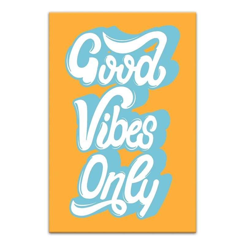 Good Vibes Only Canvas Wall Art