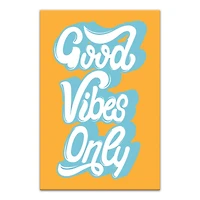 Good Vibes Only Canvas Wall Art