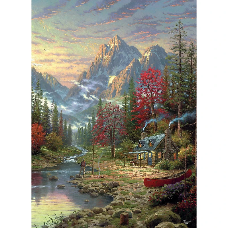 Assorted Thomas Kinkade 1,000-Piece Jigsaw Puzzle
