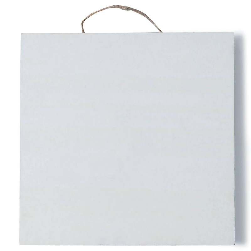 10" x 10" Whitewashed Wood Square Plaques by Make Market®, 2ct.