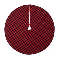 DII® Red & Black Buffalo Check Holiday Tree Skirt 