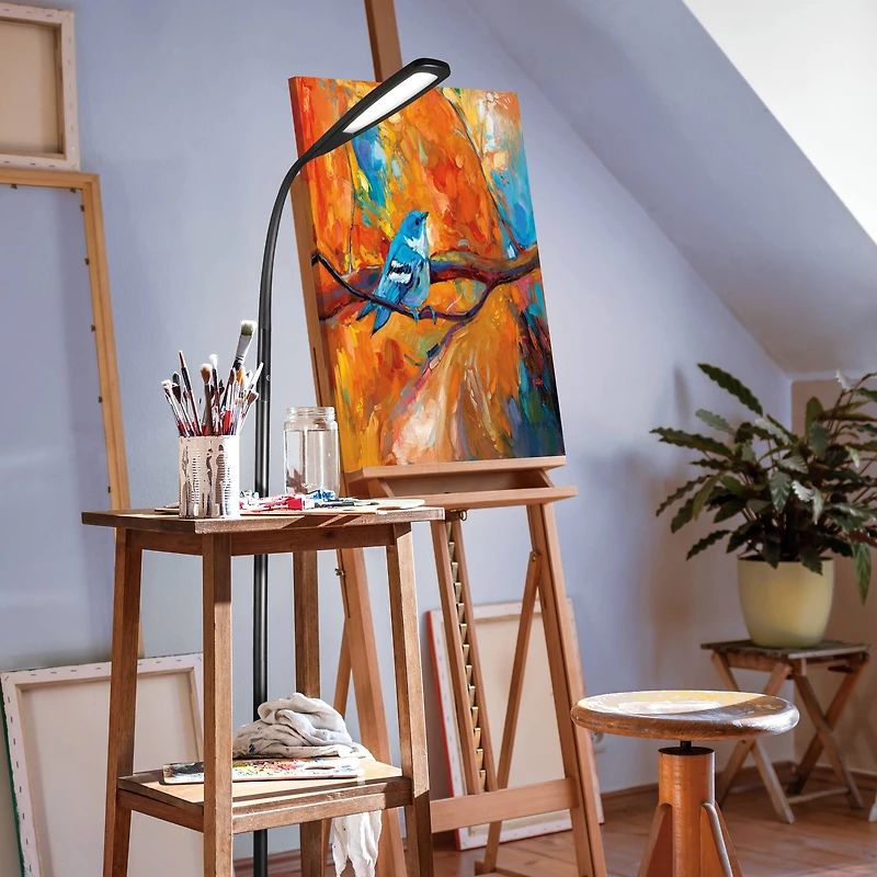 OttLite Natural Daylight LED Flex Floor Lamp