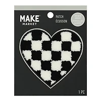 Checker Heart Iron On & Adhesive Patch by Make Market®