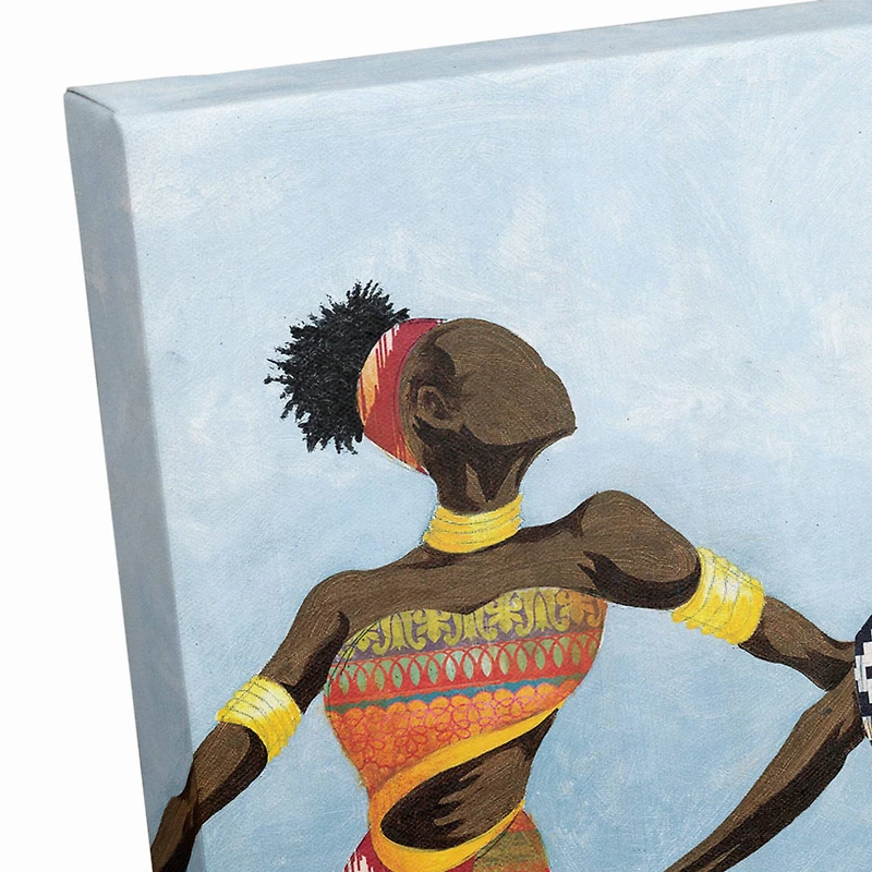 Dancing In Dresses 20" x 16" Canvas Wall Art