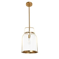 Hello Honey® Robert Stevenson Lighting Channing Metal & Glass Ceiling Light