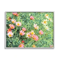 Stupell Industries Impressionistic Pink Carnations In Green Field in Frame Wall Art