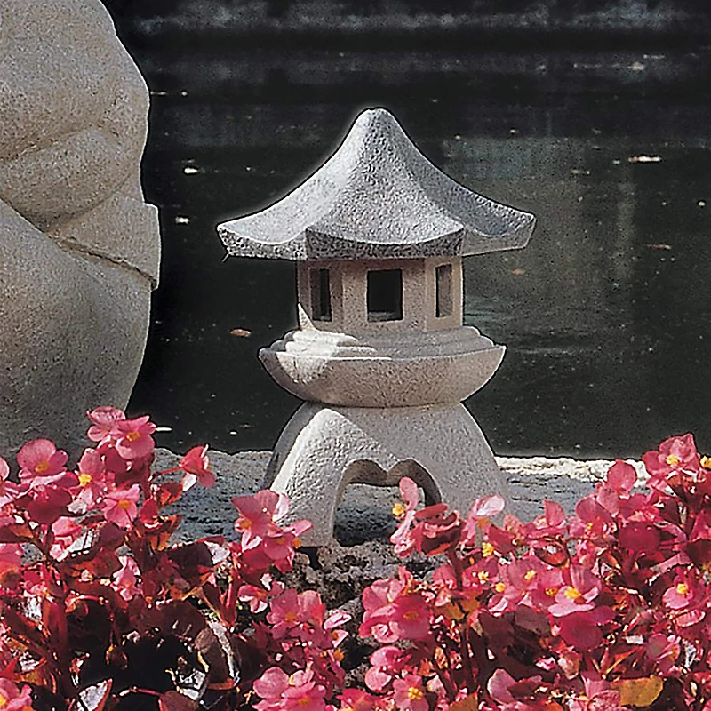 Design Toscano® 10.5" Medium Pagoda Lantern Sculpture