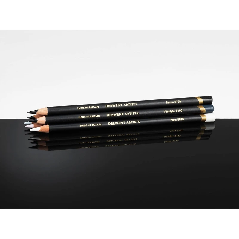 Derwent® Artists Black & White 6 Pencil Tin Set