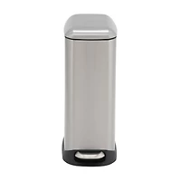 Household Essentials 5 gal. Slim Stainless Steel Trash Can