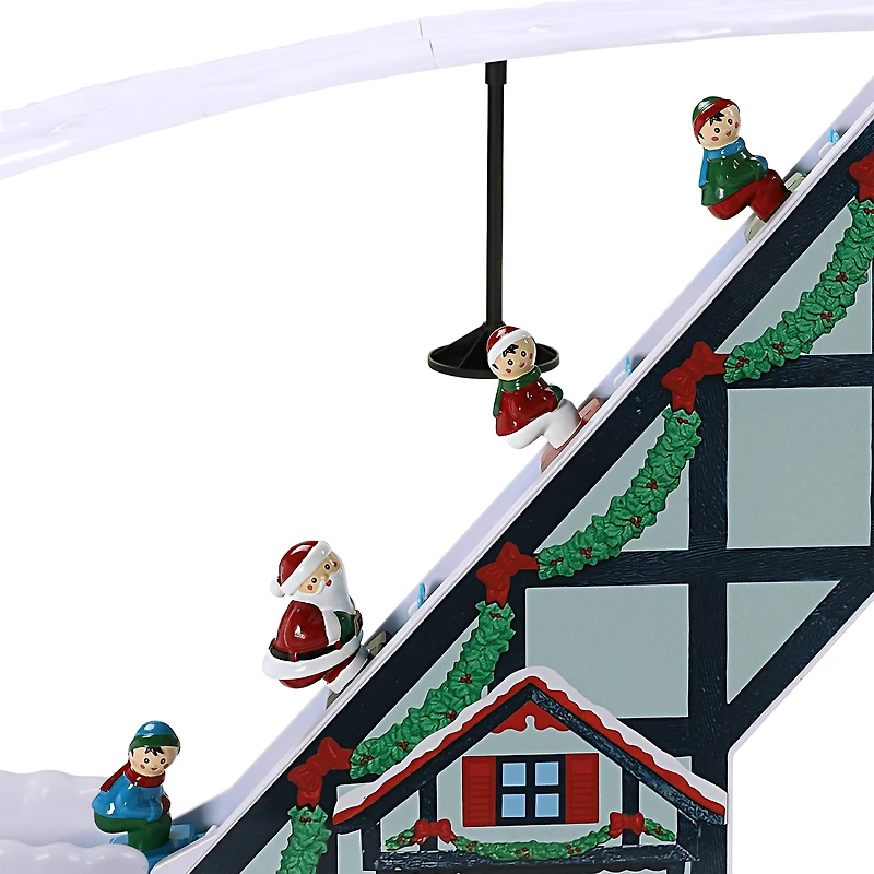 Mr. Christmas 47" Animated & Musical Santa's Ski Slope