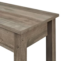 Walker Edison Gray Wash Country Entry Table