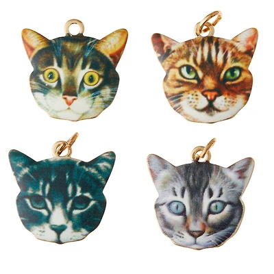 Gold Cat Charm Set By Bead Landing™