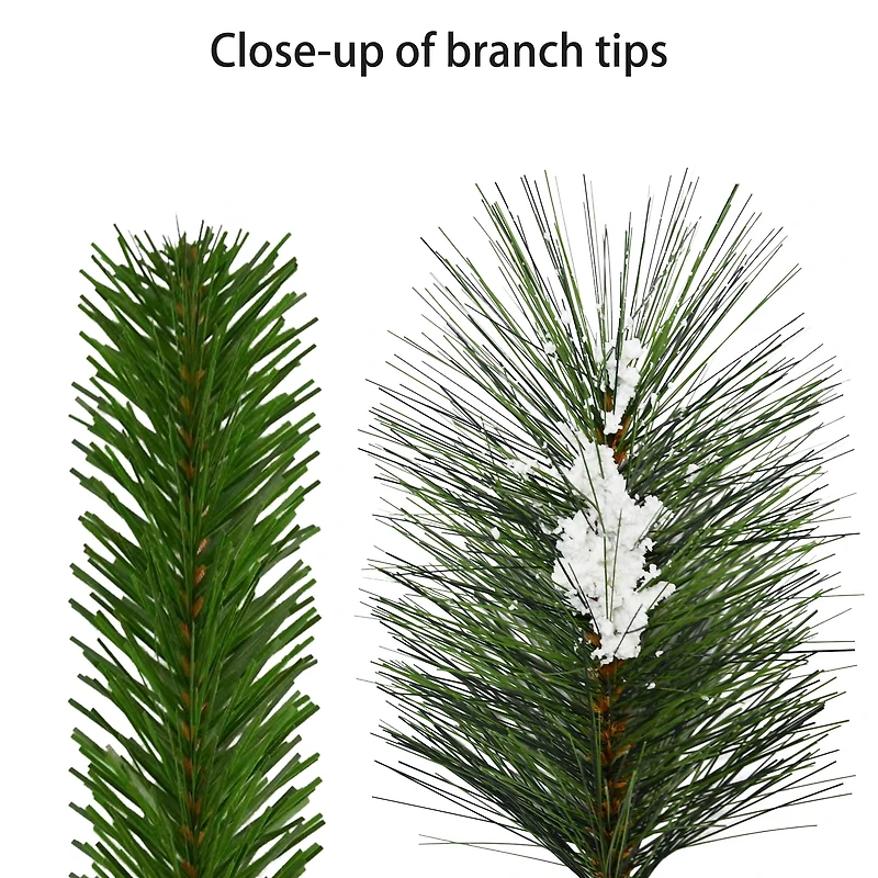 36" x 16" Pre-Lit Pine Mailbox Swag