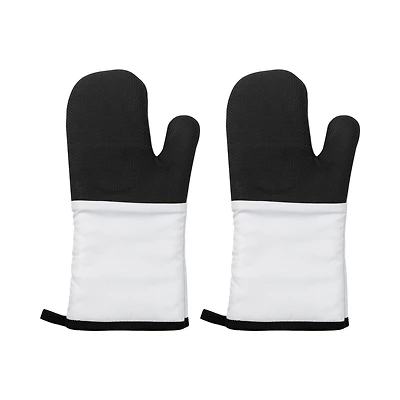 Craft Express Black & White Oven Glove Set